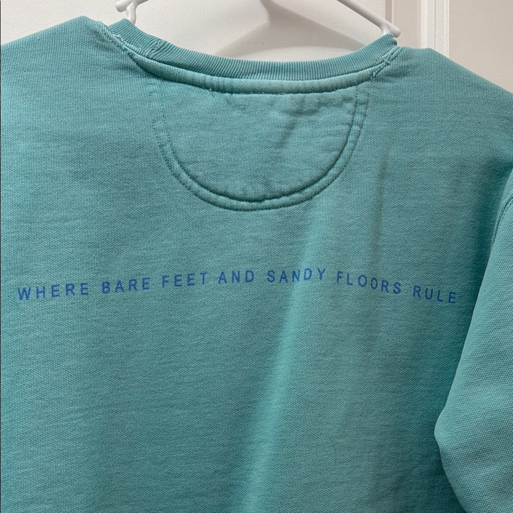 SEASIDE Aqua Crewneck Sweatshirt - Picture 2 of 5